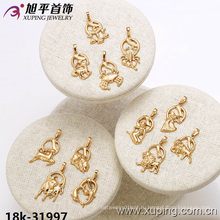 31997 Xuping ювелирные изделия позолоченные двенадцать созвездий кулон